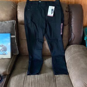 Levi Strauss skinny jeans.